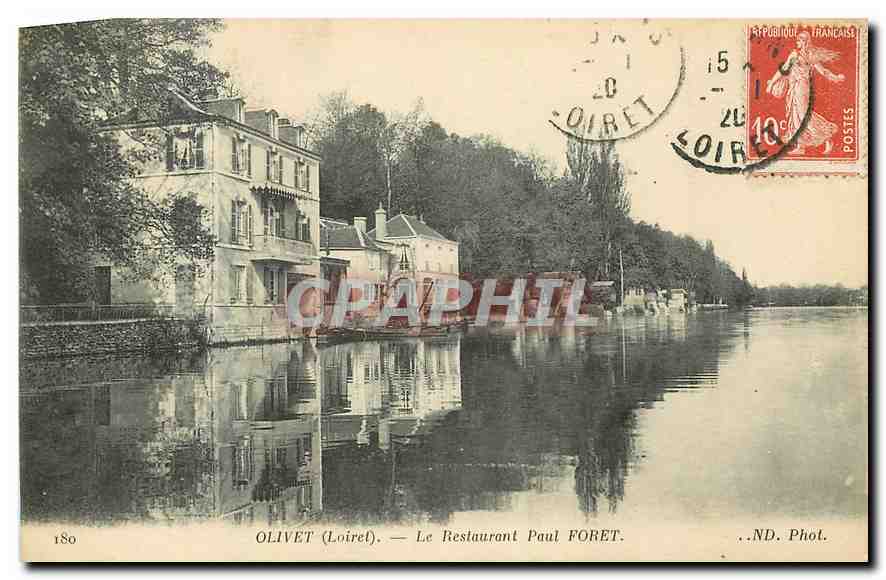 CPA Olivet Loiret le Restaurant Paul Foret 