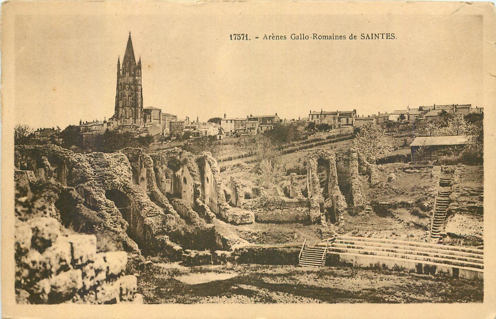 CPA Arenes Gallo Romaines de Saintes 