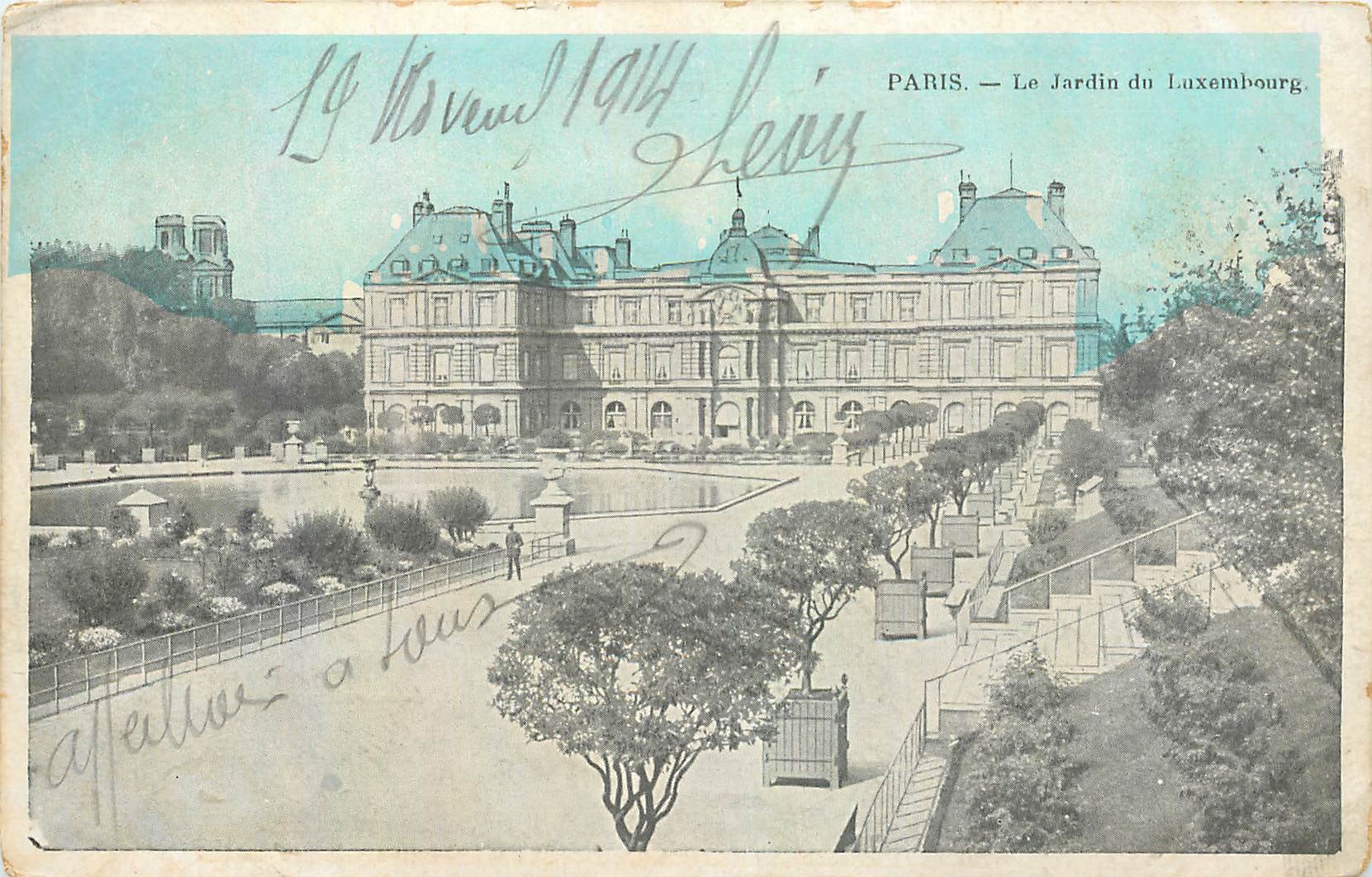 CPA Paris Le Jardin du Luxembourg 