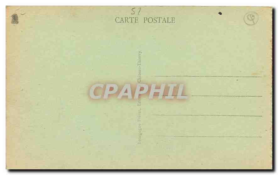 CPA Epernay Marne Bords de Marne et Tour de l'Union Champenoise  — Rückseite