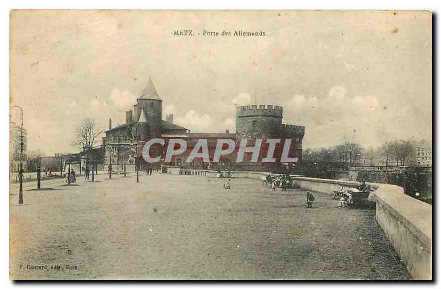 CPA Metz Porte des Allemands 