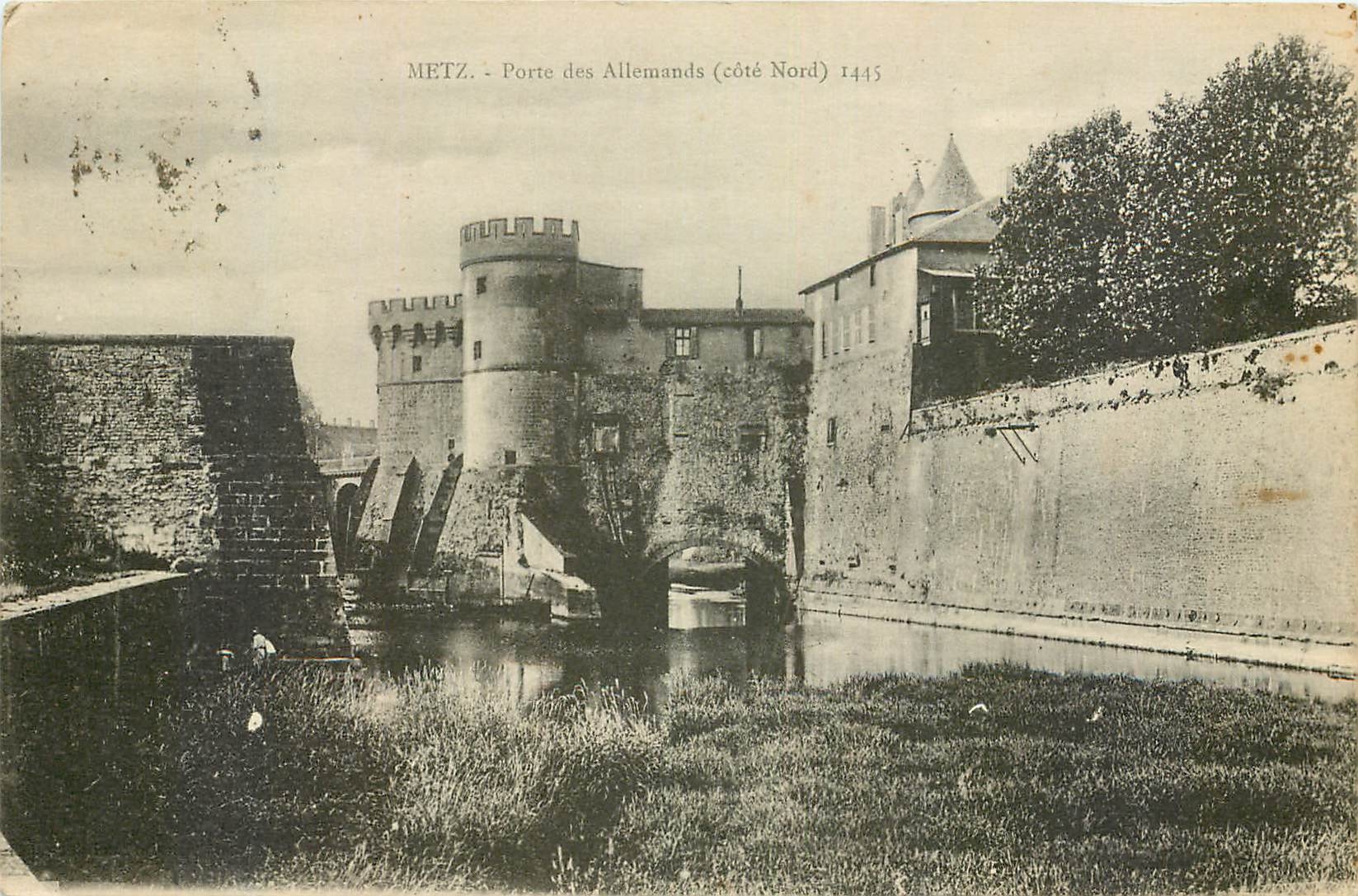 CPA Metz Porte des Allemands cote Nord 