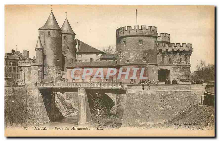 CPA Metz Porte des Allemands 
