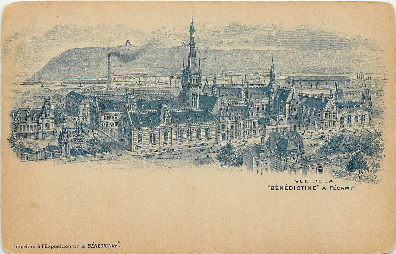 CPA Vue de la Benedictine a Fecamp 
