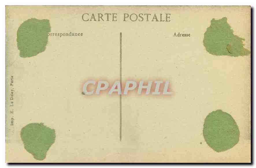 CPA Puiseaux Loire Eglise Notre Dame Monument historique Le Portail  — Back