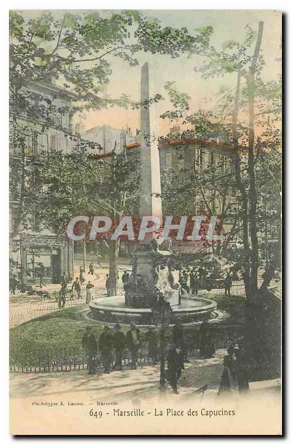 CPA Marseille La Place des Capucines 
