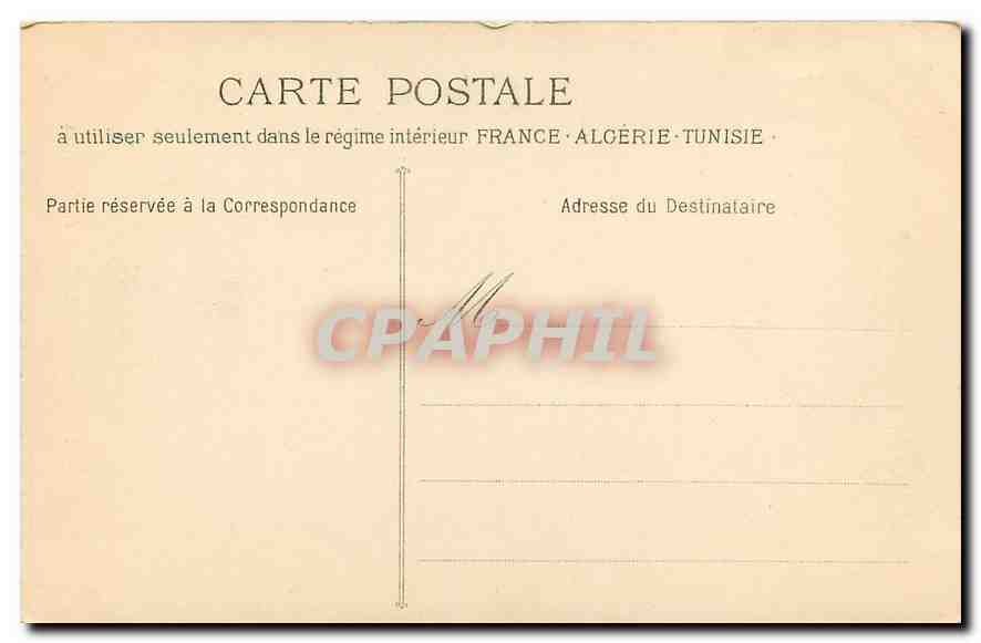 CPA Marseille La Place des Capucines  — Verso