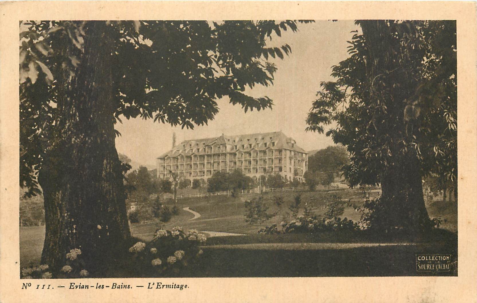 CPA Evian les Bains L'Ermitage 