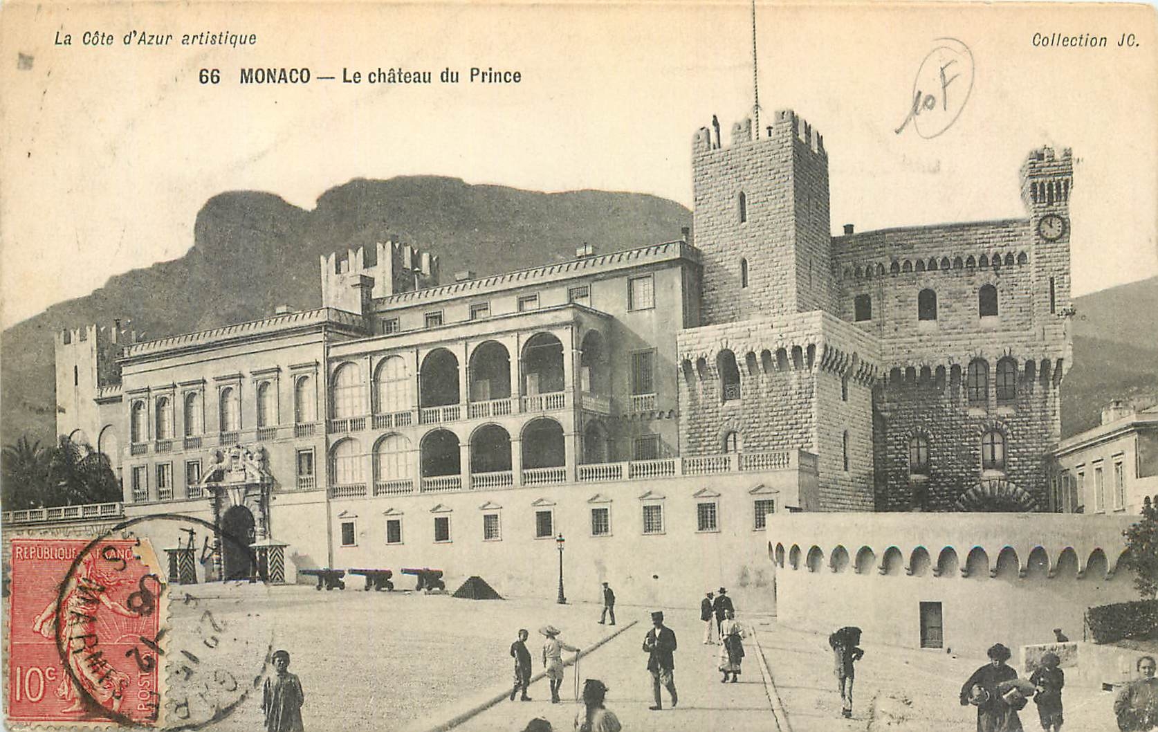 MONACO — Le château du Prince — La Côte d'Azur artistique, n°66