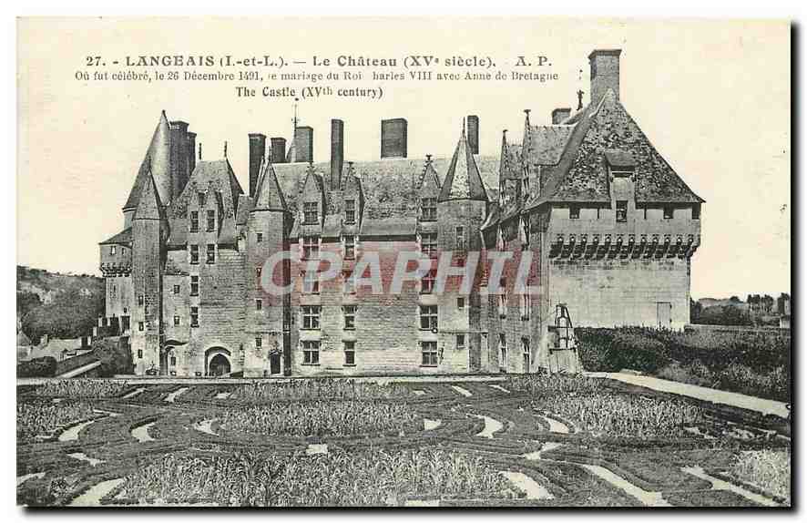 CPA Langeais I et L Le Chateau 