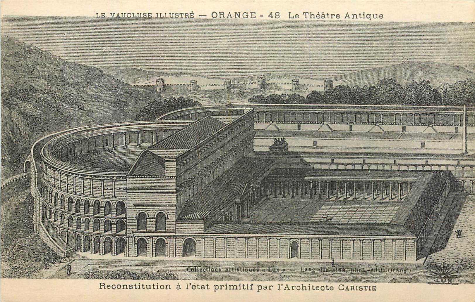 CPA La Vaucluse Illustree Orange Le Theatre antique 