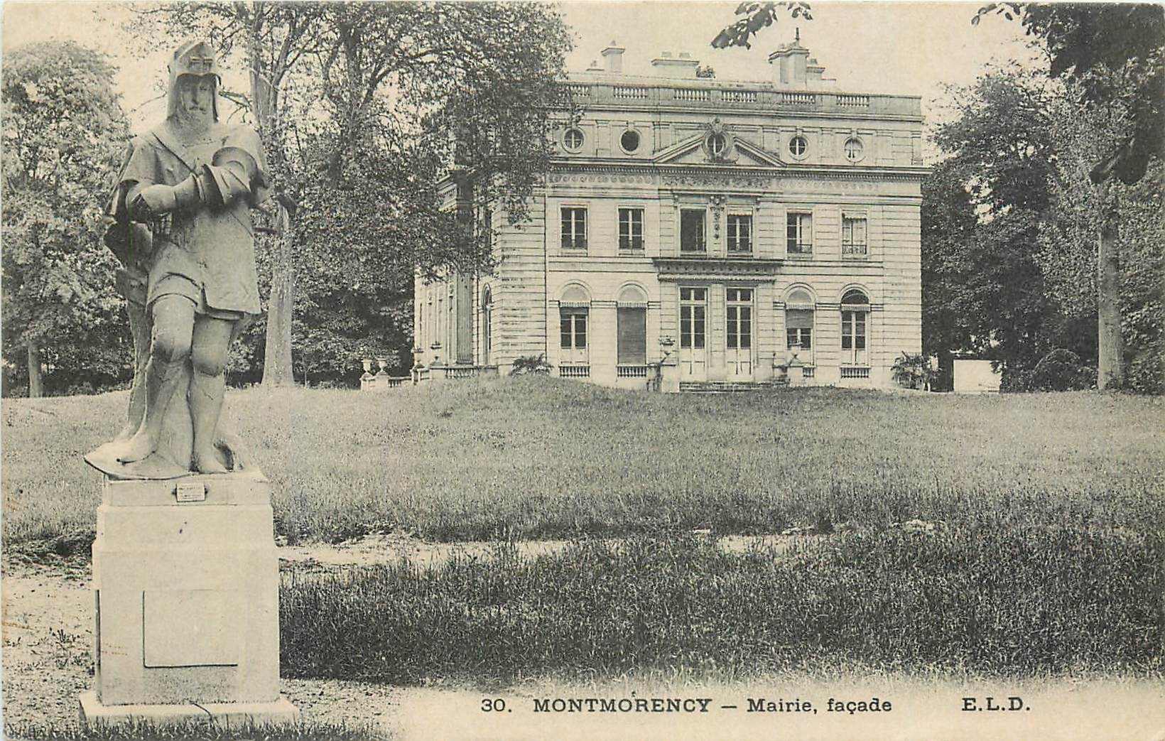 CPA Montmorency Mairie facade 