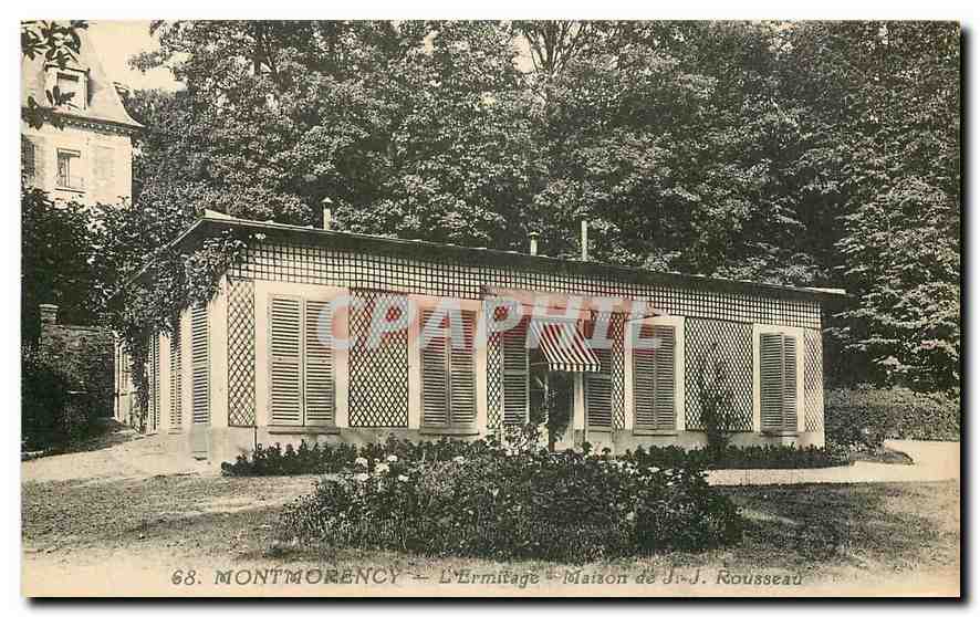 CPA Montmorency L'Ermitage Maison de J J Rousseau 