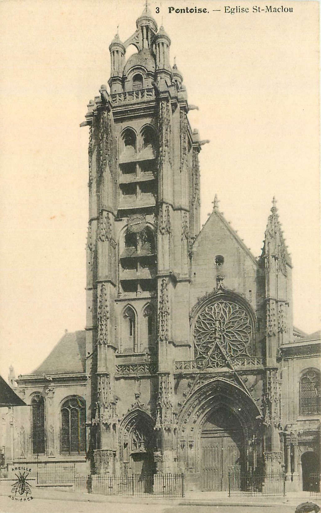 CPA Pontoise Eglise St Maclou 