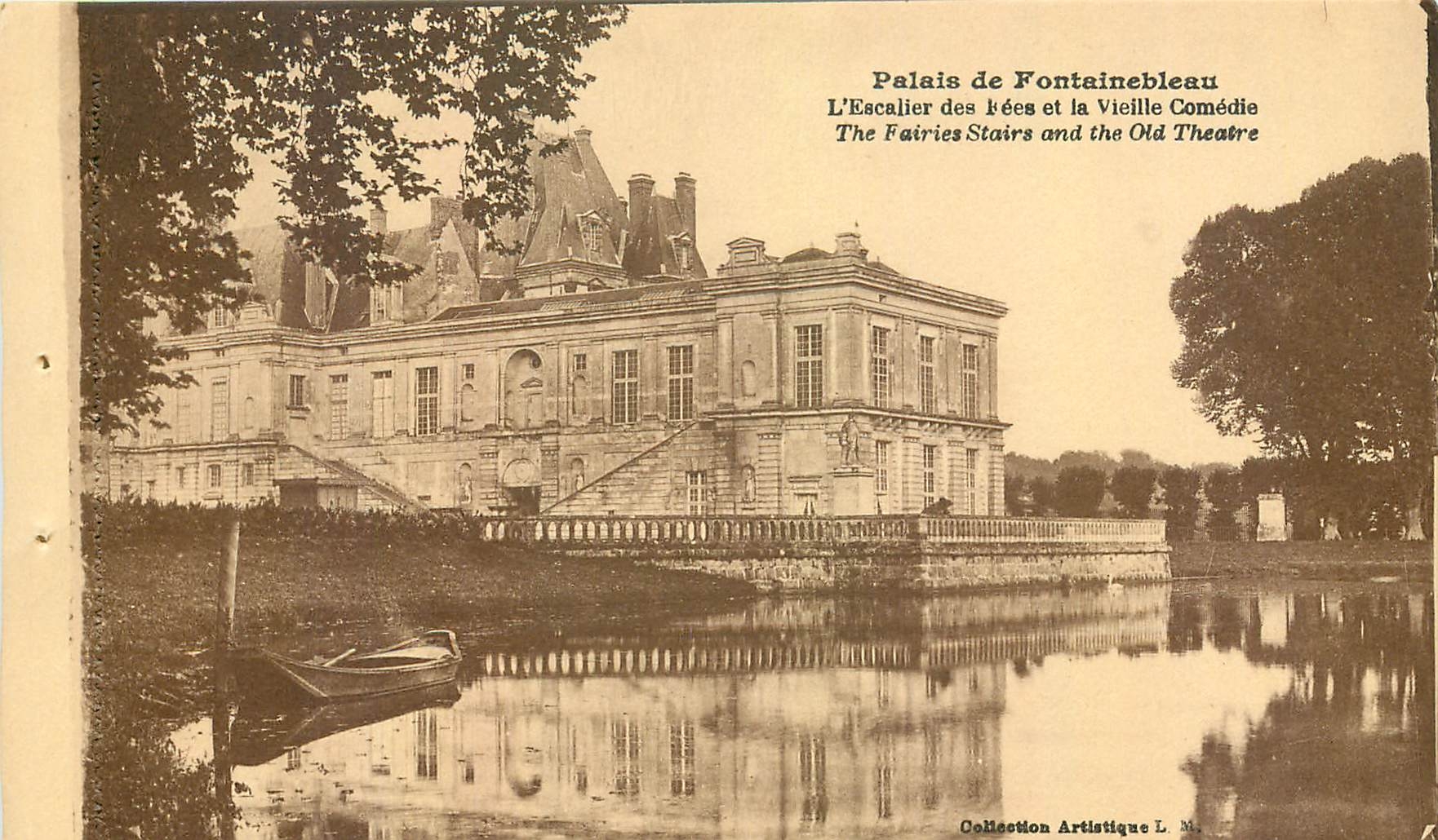 Palacio de Fontainebleau — La Escalera de las Hadas y la Vieja Comedia — Colección Artística L.M.