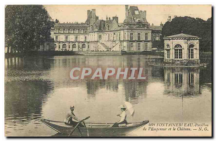 Fontainebleau - Pavillon de l'Empereur et le Château — N.G. n°408