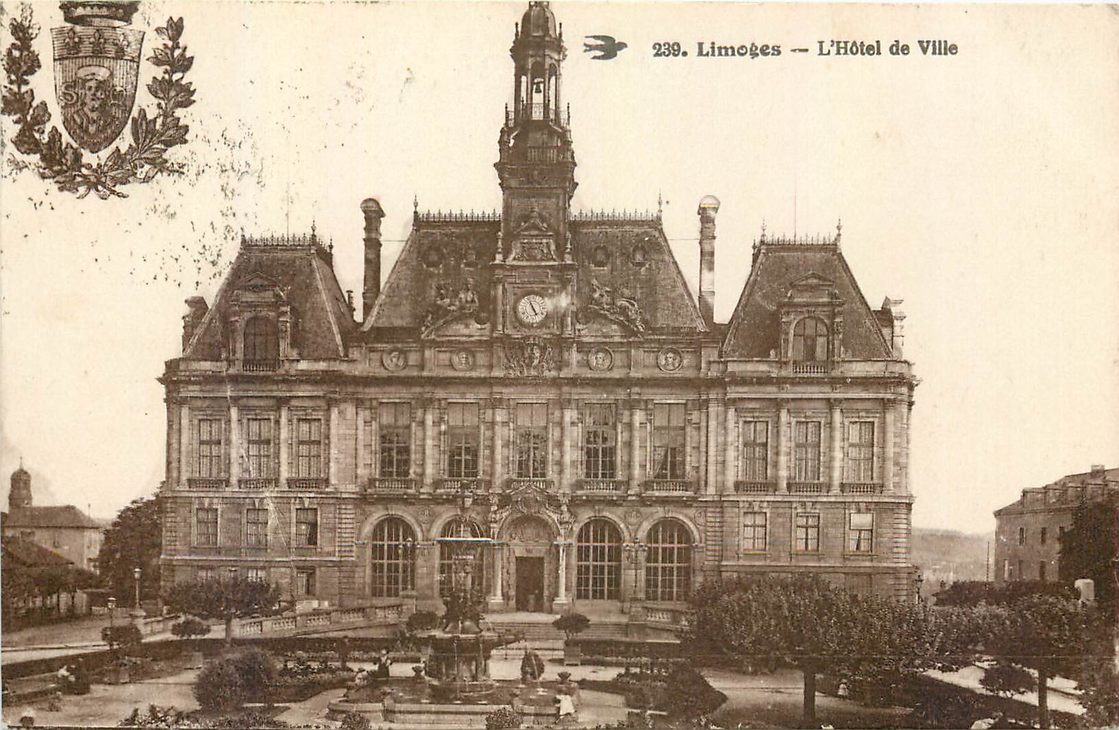 CPA Limoges l'Hotel de Ville 