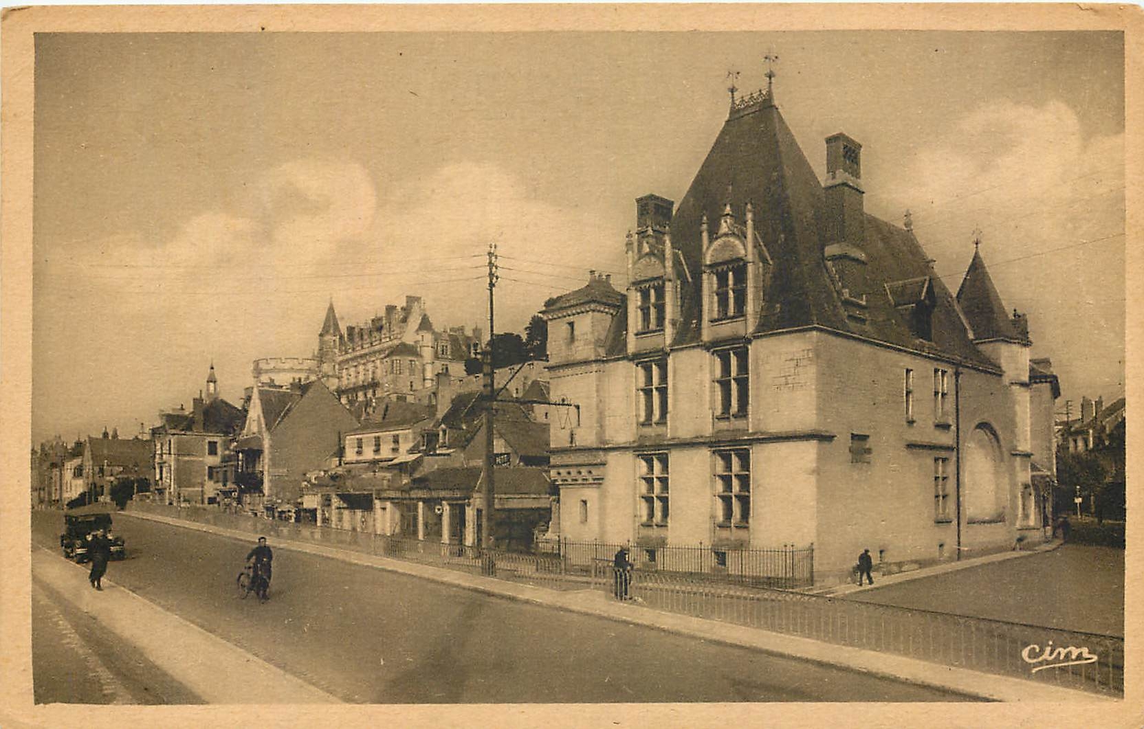 CPA Amboise I et L L'Hotel de Ville 