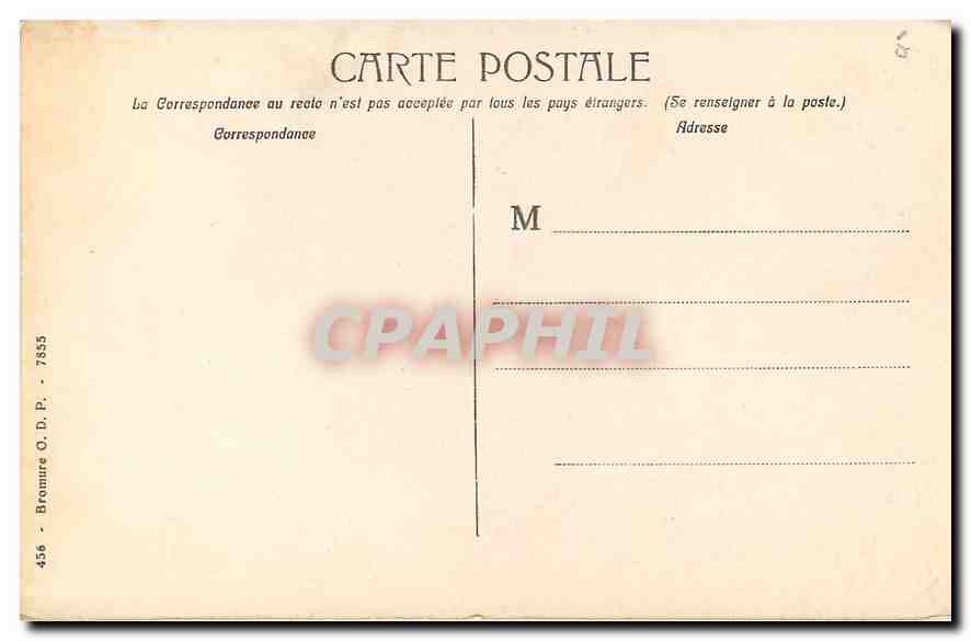 CPA Perigueux chateau Barriere porte d'entree  — Rückseite