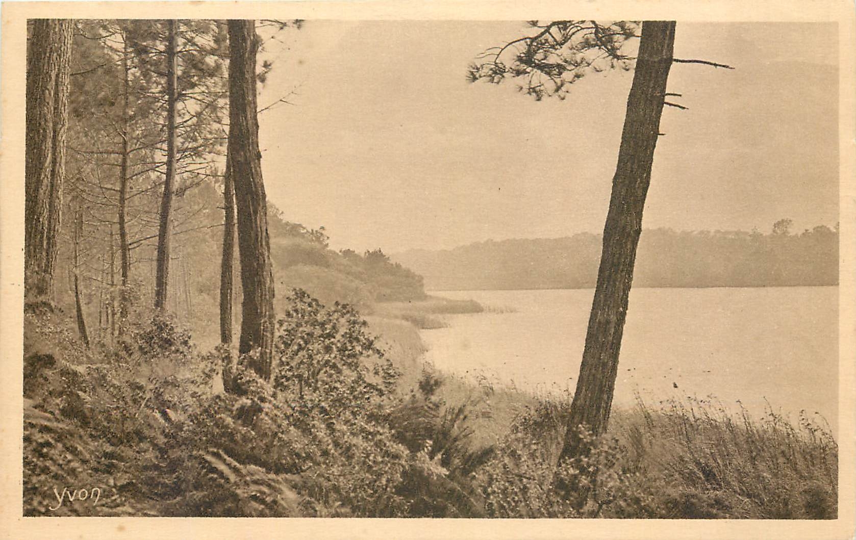 CPA La Douce France les landes de Gascogne l'Etang de Laprade pres Moliets 