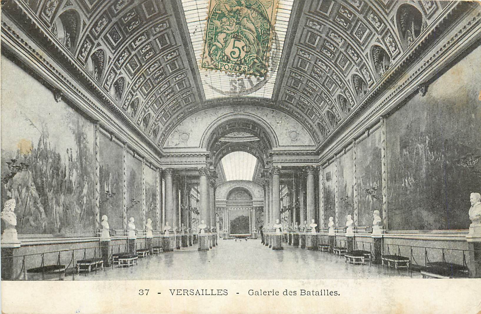 CPA Versailles Galerie des Batailles 