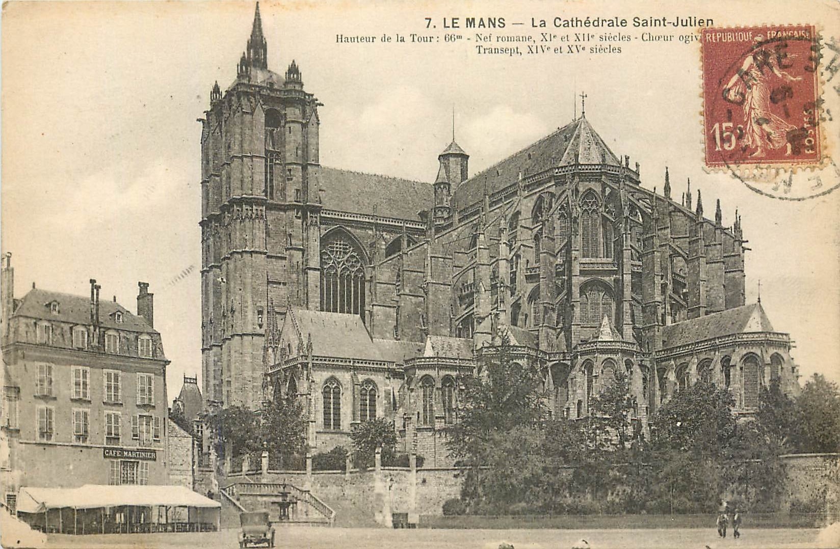 CPA Le Mans La cathedrale Saint Julien 