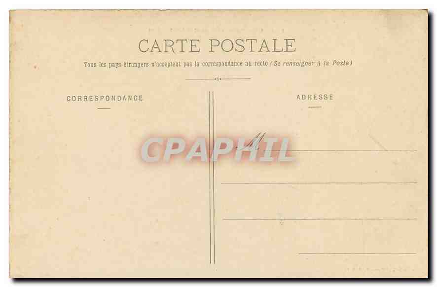 CPA Glaier d'Argentieres et le Mont Dolent  — Rückseite