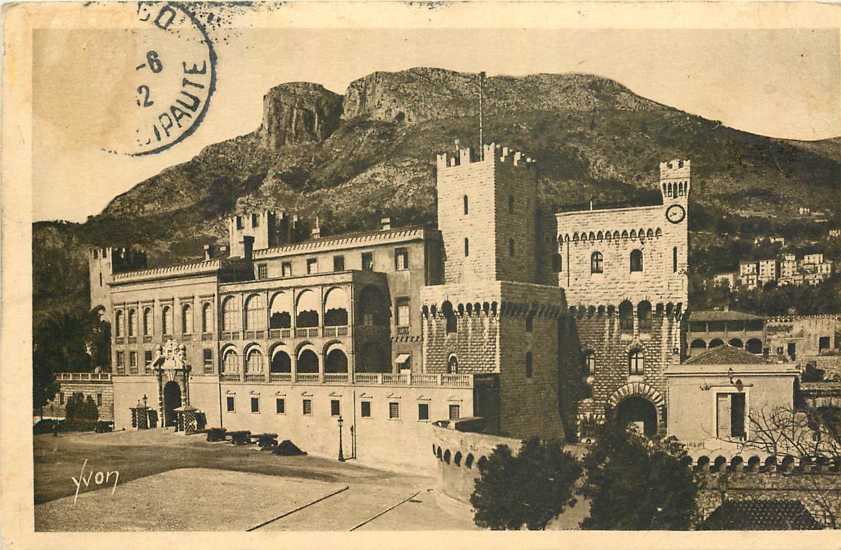 CPA La Douce France Cote d'Azur Monaco Palais du Prince