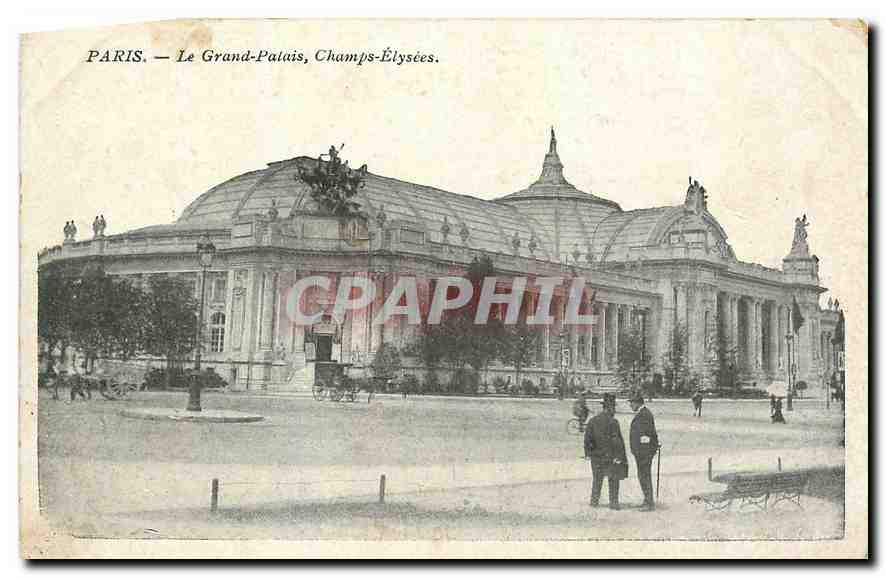 CPA Paris le grand palais Champs Elysees 