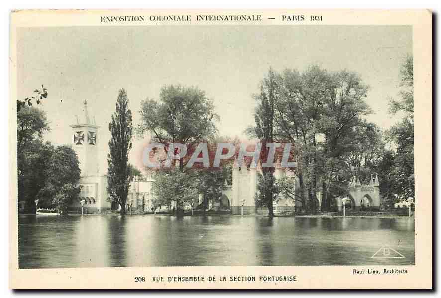 CPA Exposition coloniale internationale Paris 1931 vue d'ensemble de la section portugaise 