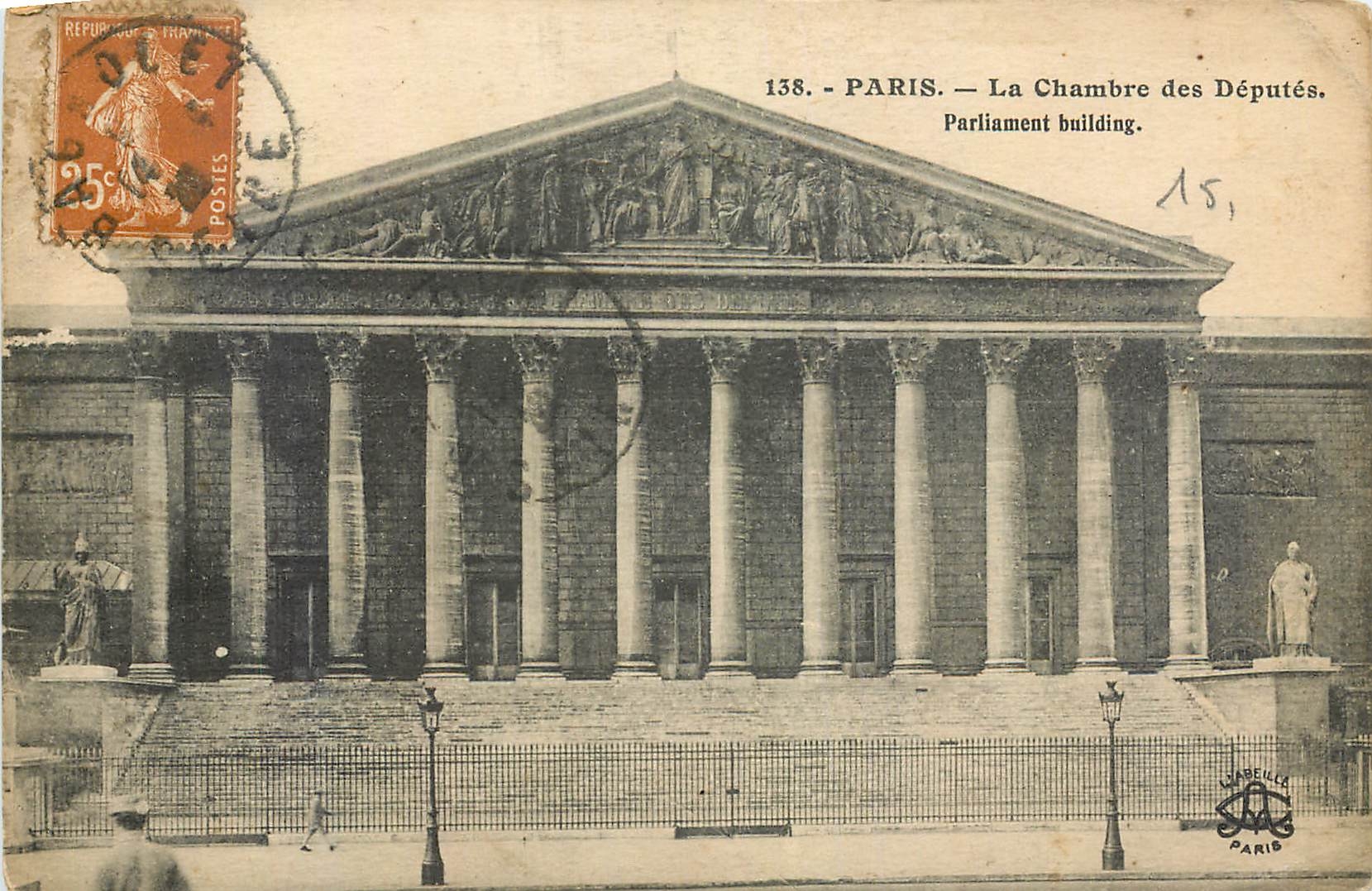 CPA Paris La Chambre des deputes 