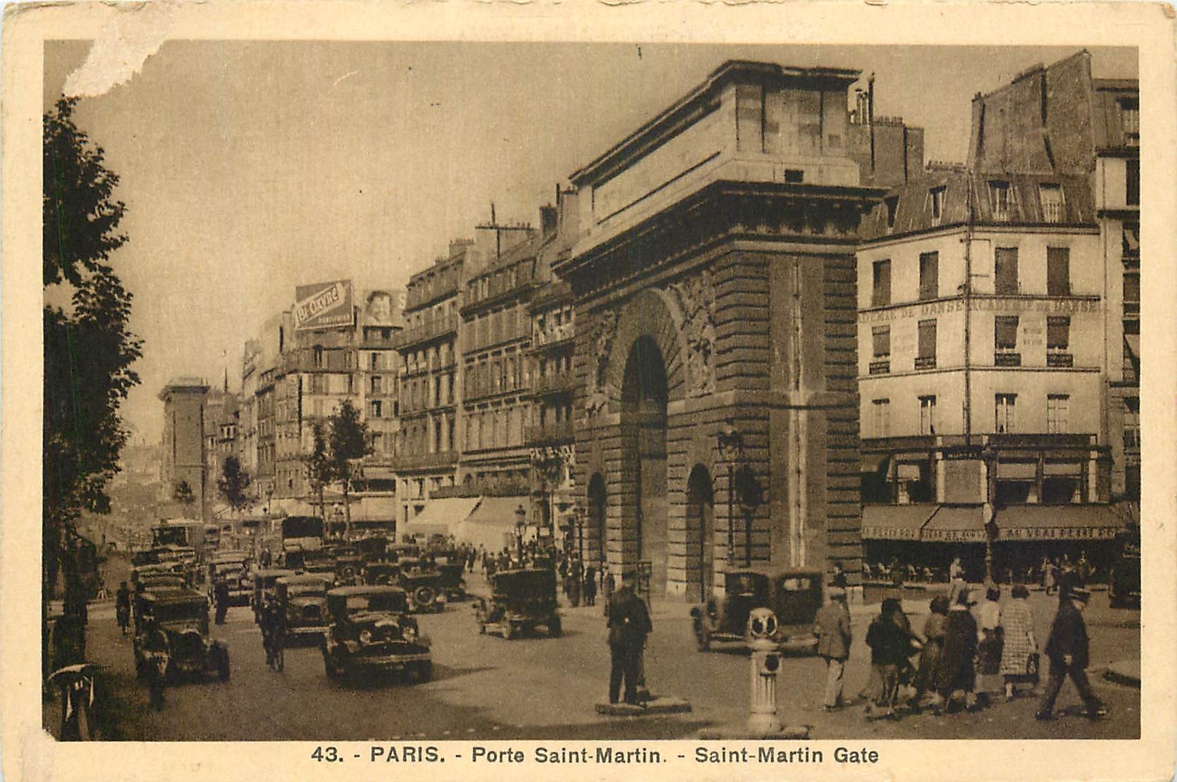 CPA Paris Porte Saint Martin 