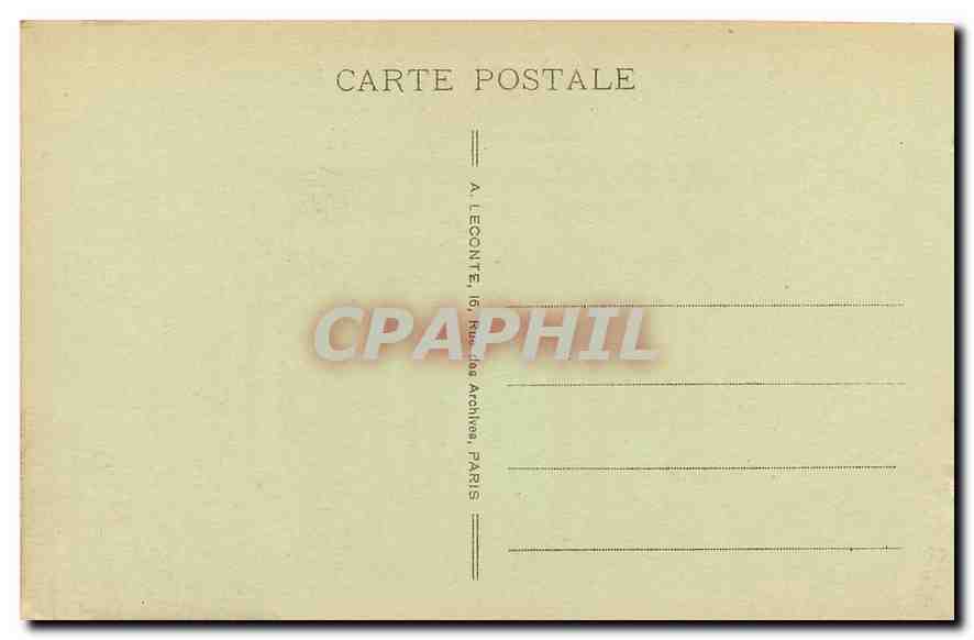 CPA Paris Notre Dame  — Rückseite