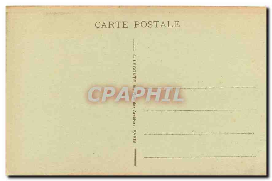 CPA Paris Sacre Coeur  — Rückseite