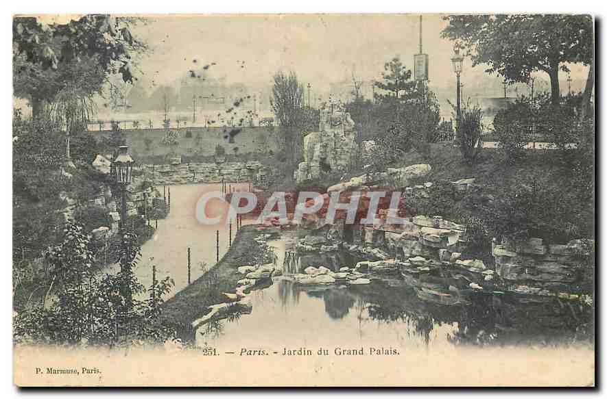 CPA Paris Jardin du Grand Palais 