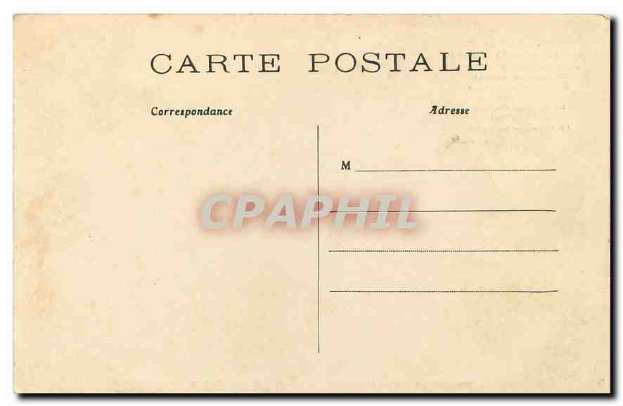 CPA Paris Place et Arc de Triomphe de l'Etoile  — Rückseite