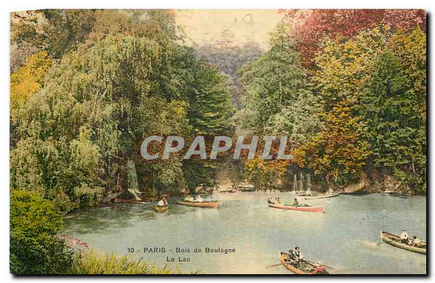 CPA Paris Bois de Boulogne Le Lac 