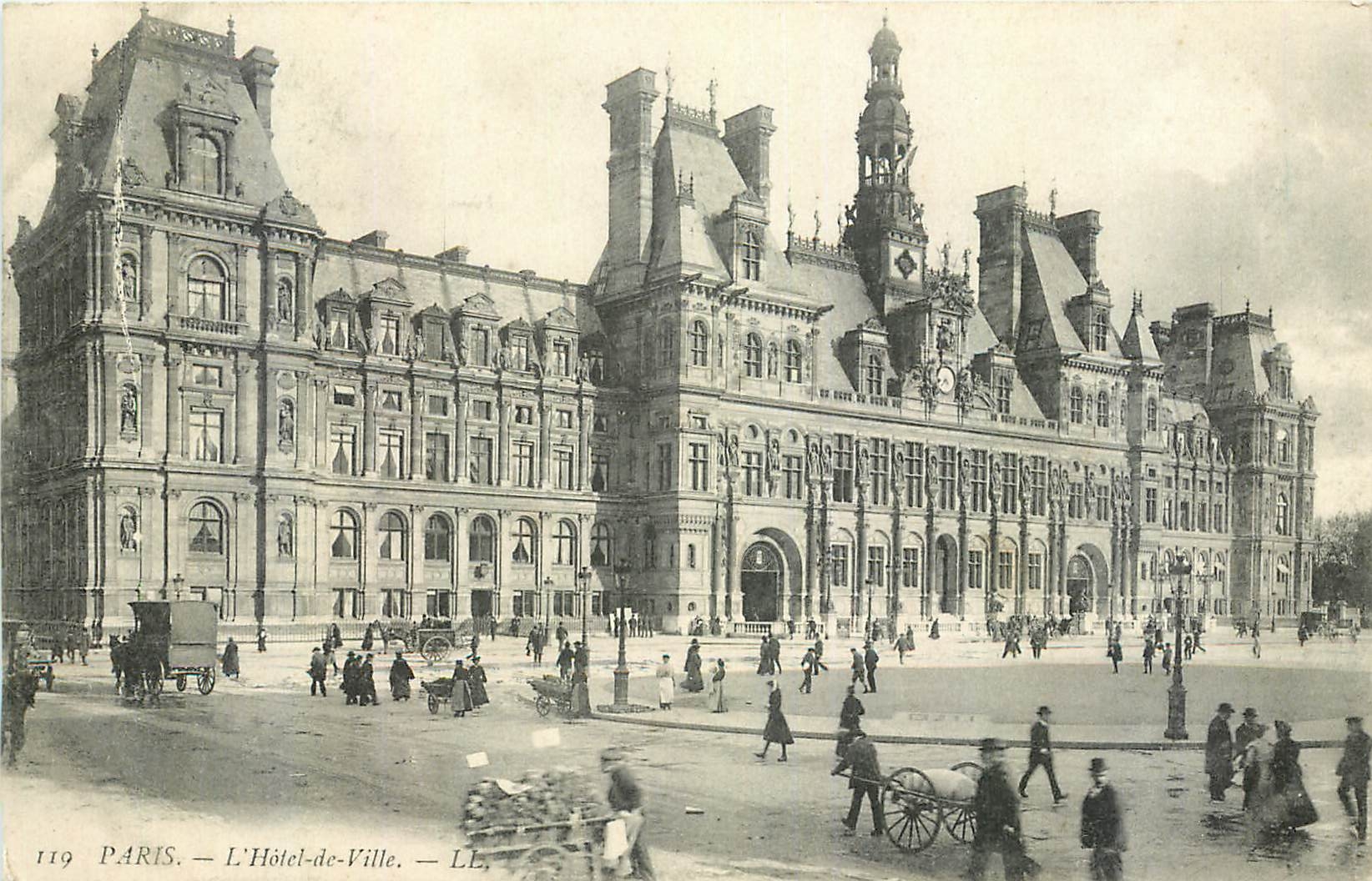 CPA Paris L'Hotel de Ville 