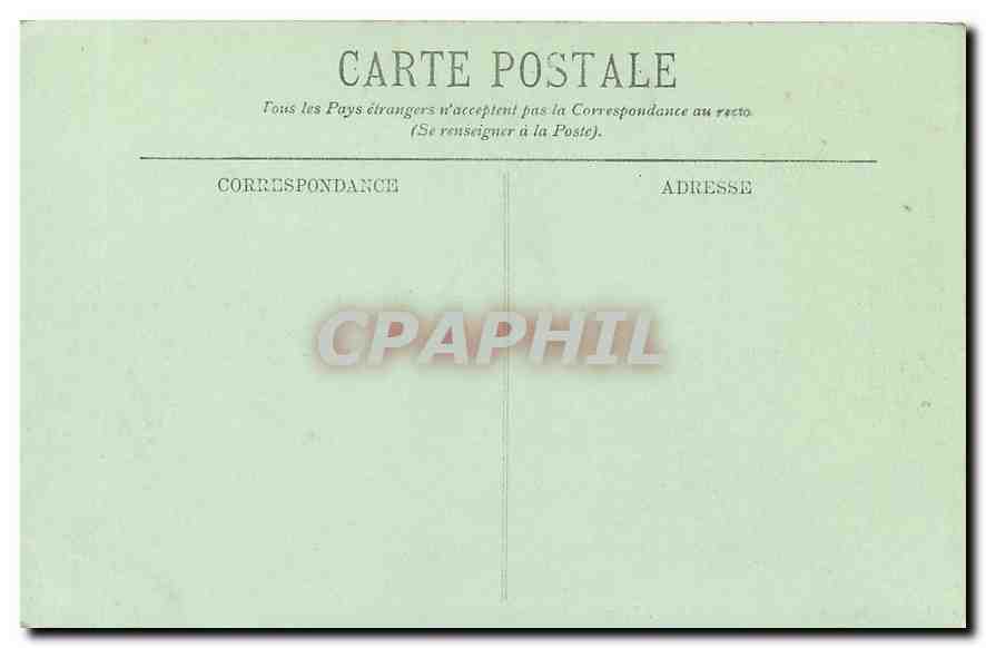 CPA Paris L'Hotel de Ville  — Rückseite