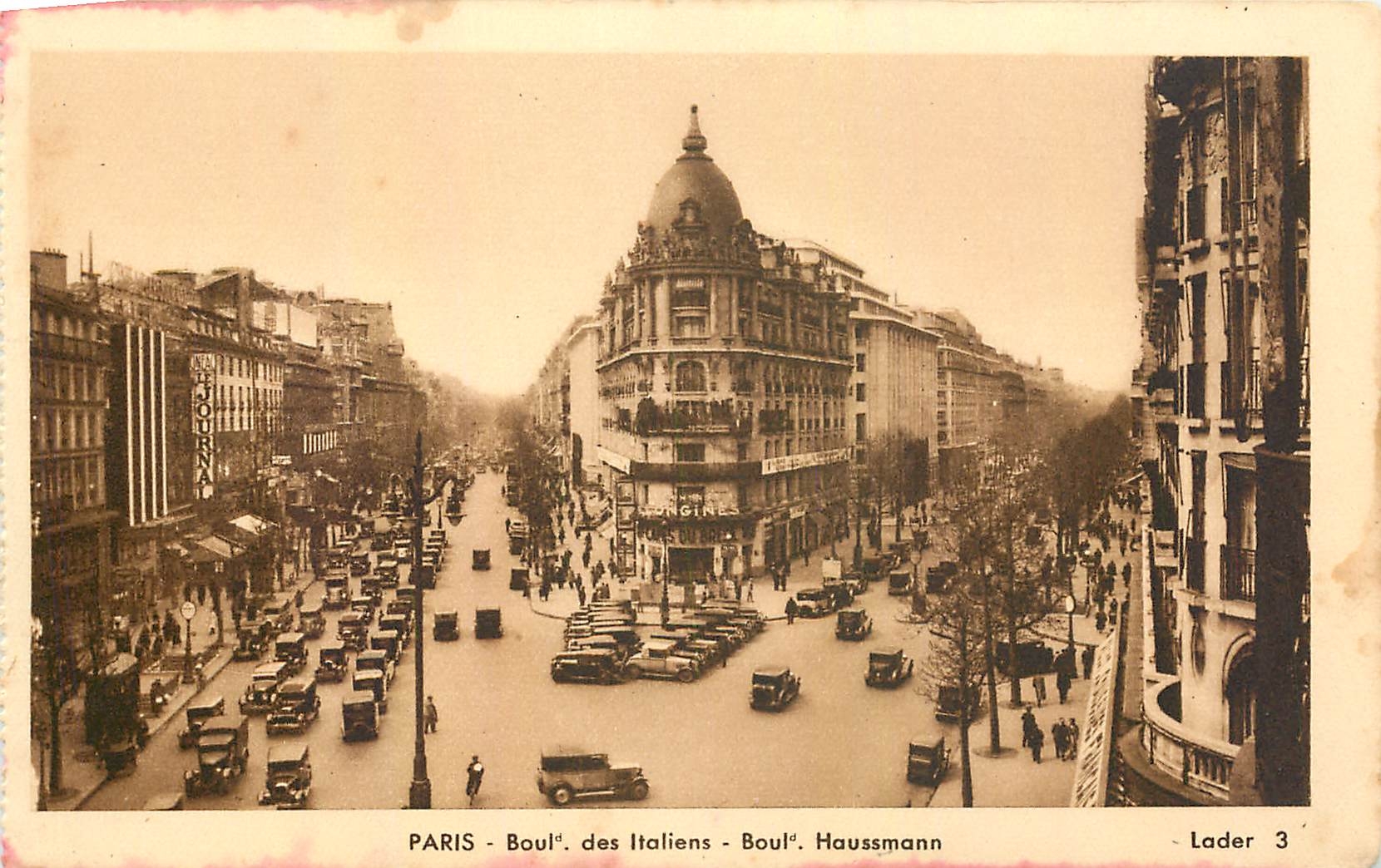 CPA Paris Boul des Italiens Boul Haussmann 