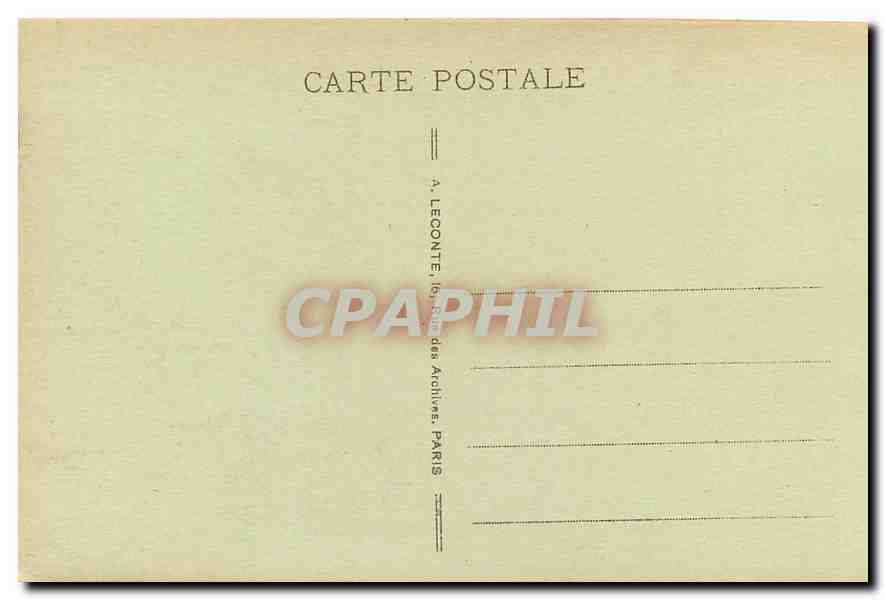 CPA Paris Avenue des Champs Elysees  — Rückseite