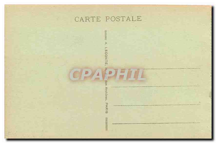 CPA Paris Tombeau de Napoleon  — Verso