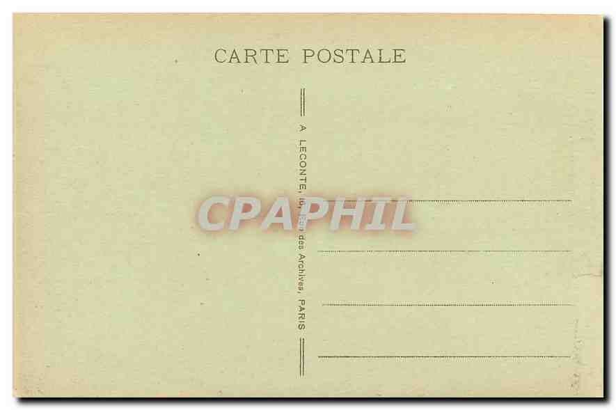 CPA Paris Le Grand Palais  — Verso