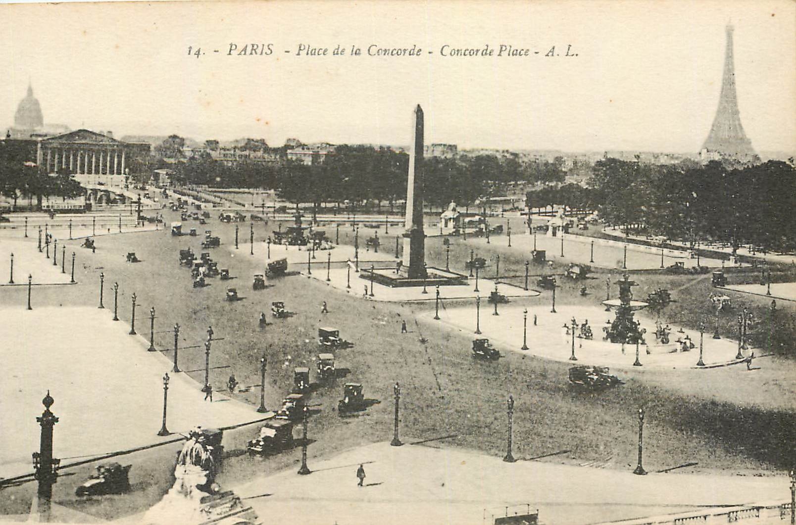 CPA Paris Place de la Concorde 