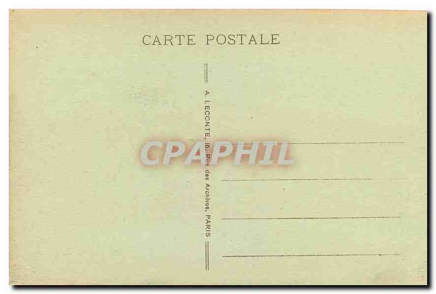 CPA Paris Place de la Concorde  — Rückseite