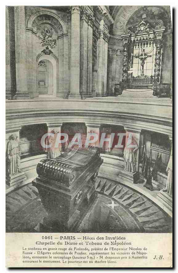 CPA Paris Hotel des Invalides Chapelle du Dome et Tombeau de Napoleon 