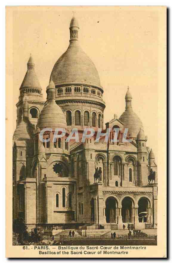 CPA Paris Basilique du Sacre Coeur de Montmartre 
