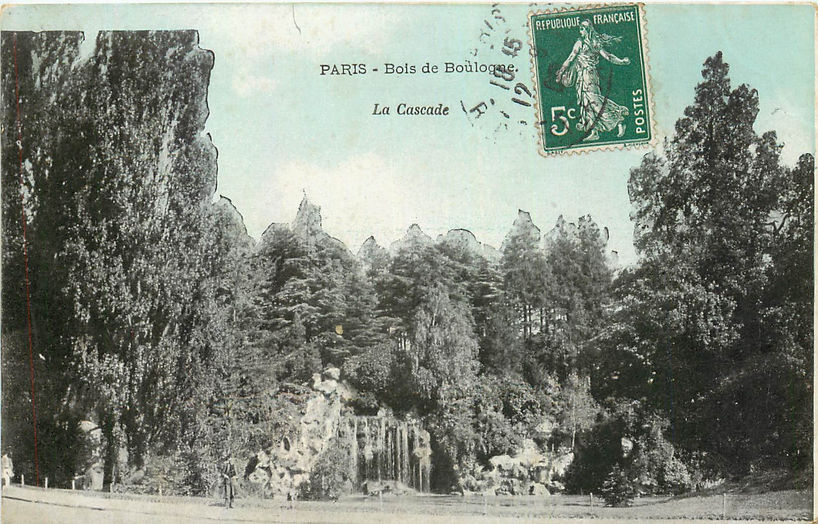 CPA Paris Bois de Boulogne La Cascade 