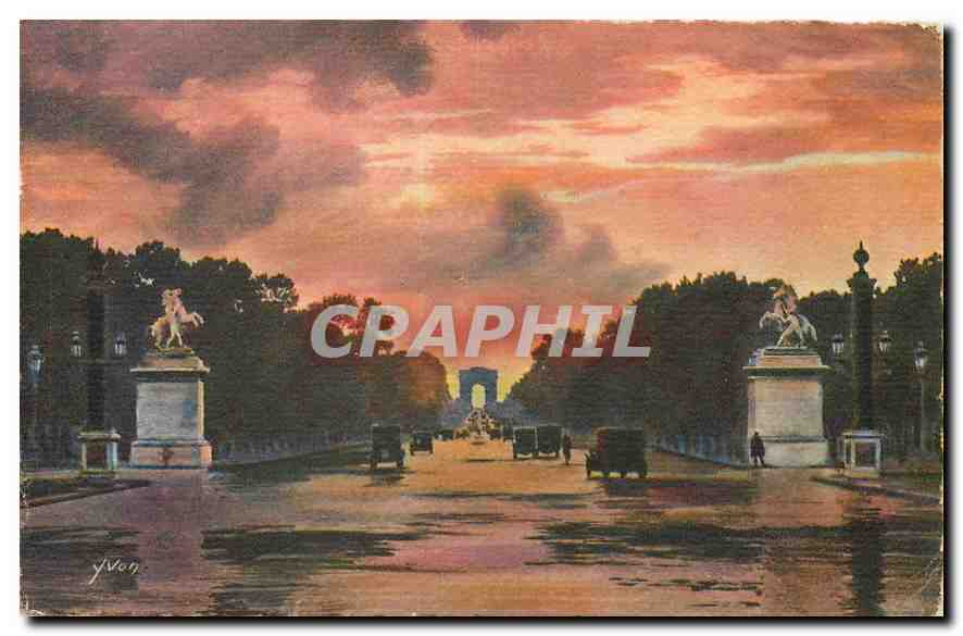 CPA Paris en flanant L'Avenue des Champs Elysees 