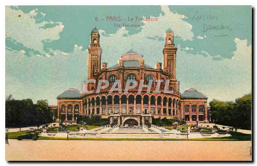 CPA Paris le Trocadero 